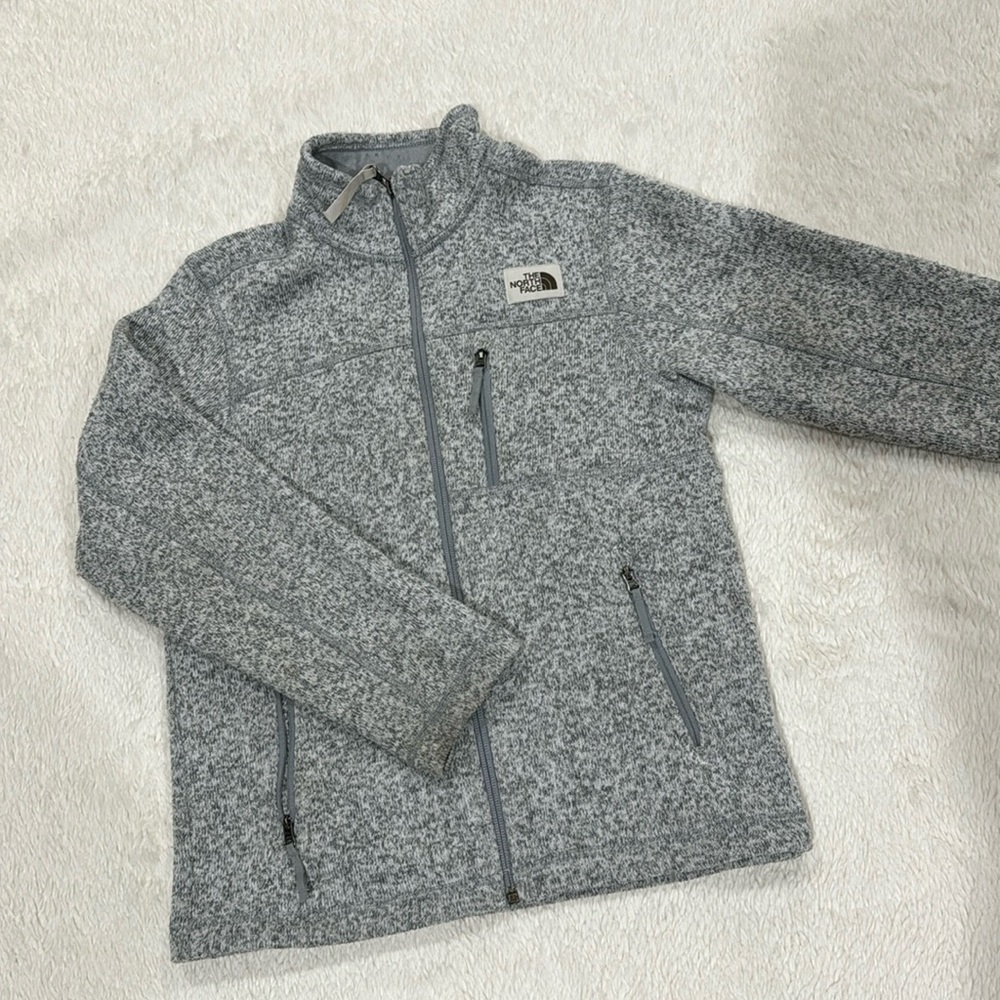 Boys grey north face fleece